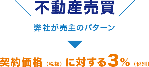 不動産売買 弊社が売主のパターン